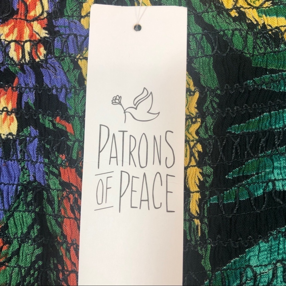 Patrons of Peace Tropical Smock Tank Top NWT Small - Picture 5 of 10